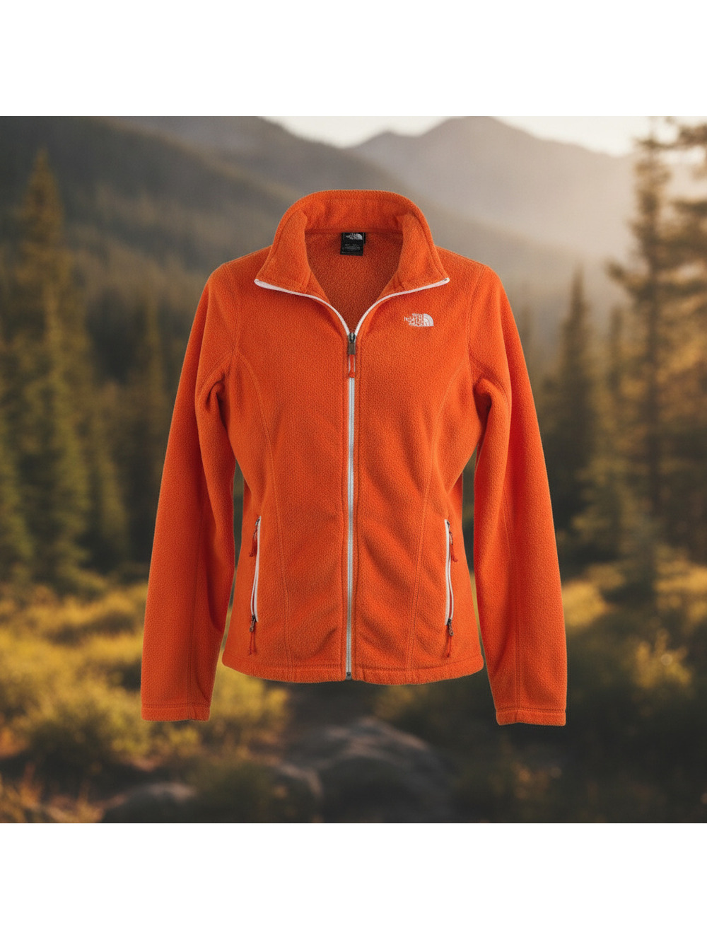 The North Face Fleece Jacket Orange S Women